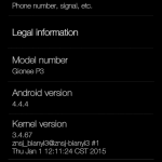 [Download] New Mere ROM For Gionee P3 Android 4.4.4 22