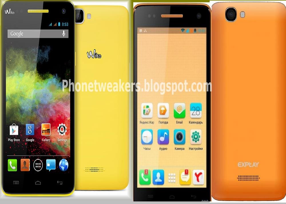 Wiko Rainbow and Explay Fresh Smartphones Specifications, Rooting, Recovery and Firmware. 15