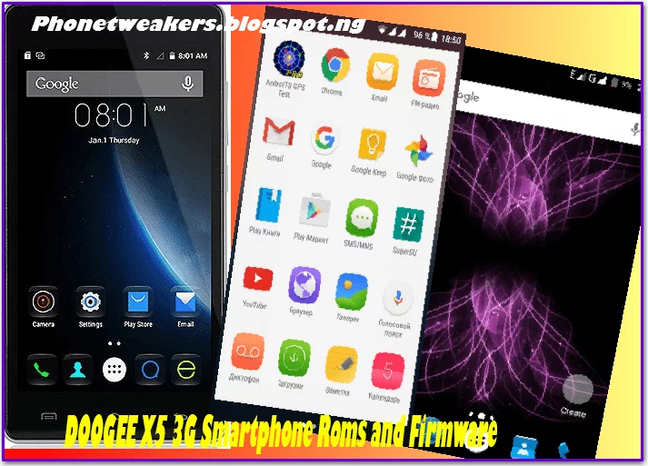 Latest Doogee X5 Custom and stock Roms Collections 5/4/2016 30