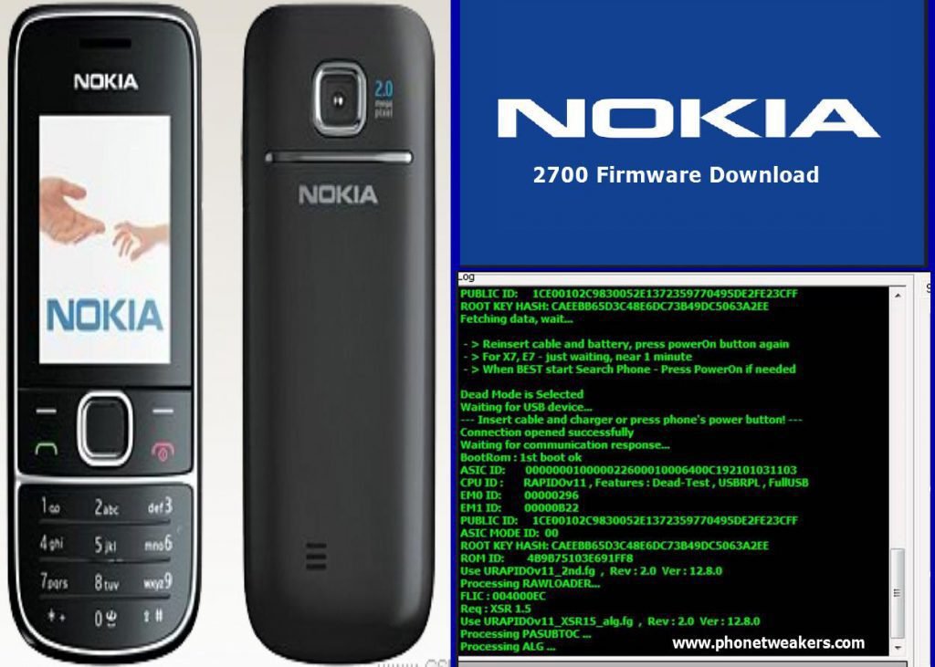 Как прошить nokia 2700 classic через компьютер