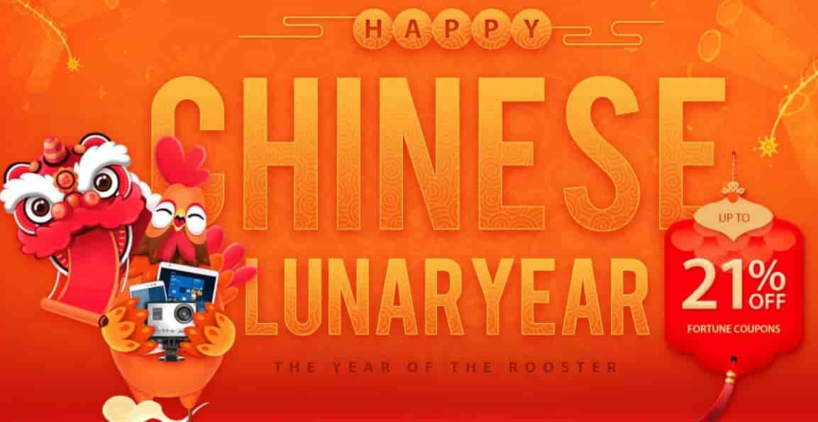 Happy Chinese Lunar Year Celebration Discounts, Coupons and Promo on