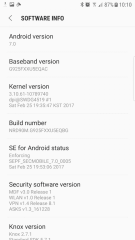[Download] Official Samsung Galaxy S6 Edge SM-G925F Android 7.0 Nougat Firmware. 19