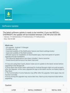 Read more about the article Android 7.0 update now available for Samsung Galaxy Tab S2 9.7 and 8.0