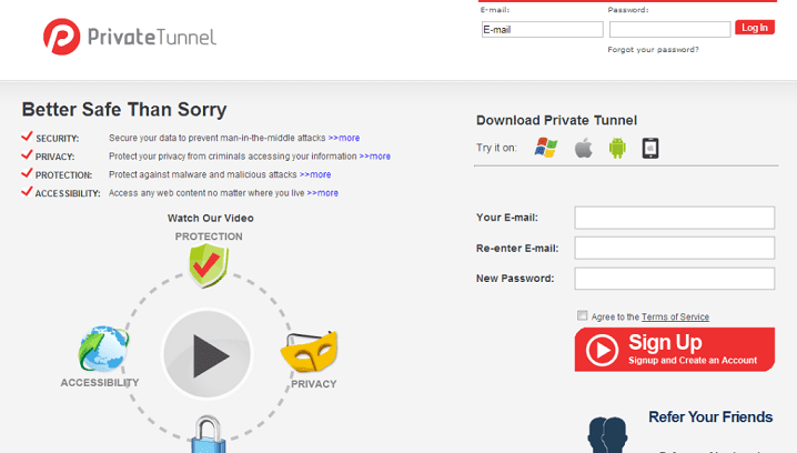 download private tunnel vpn for pc