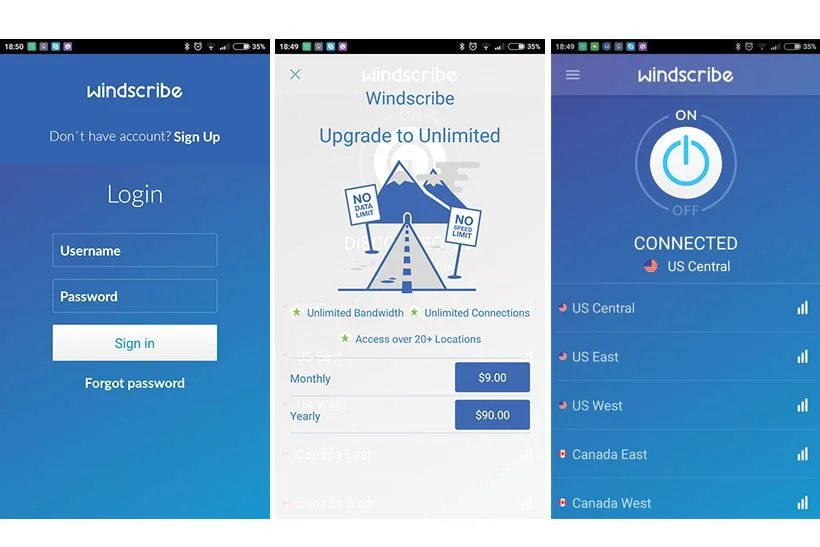 Windscribe plugin provides protection against identity theft