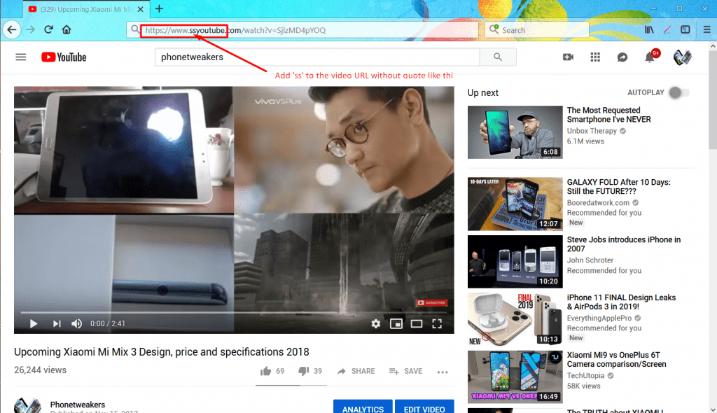 How to Download Youtube Video with 'ss' trick (Updated 2019 with screenshots) 23
