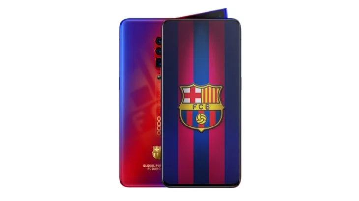 OPPO Reno FC Barcelona edition: Special models with striking team emblems and gradient colors 15
