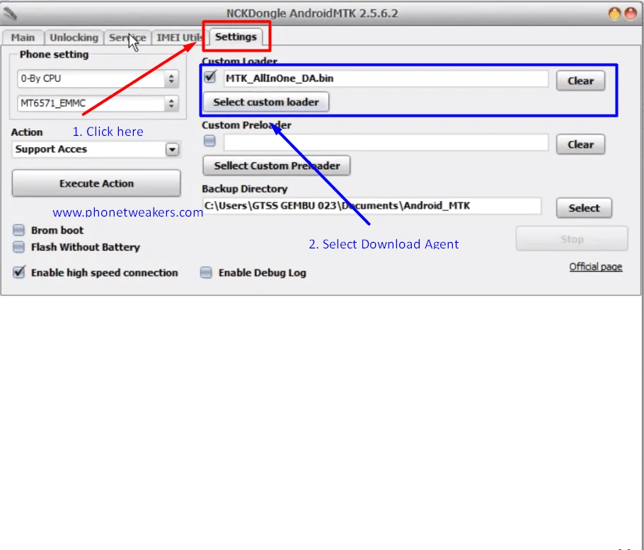 NCK Box Privacy Unlock bypass Method