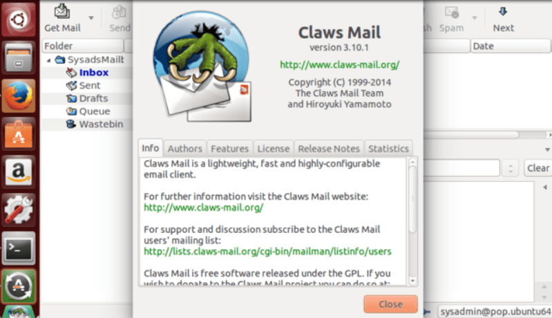 Claws Mail messaging application