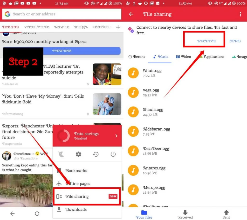 How to share offline files with Opera Mini? (Latest 2019 update) 22 receive files opera mini