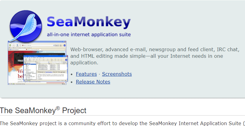 seamonkey web page editor