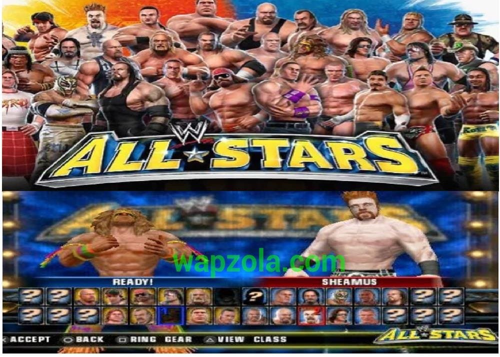 psp wwe 2k10 gameplay all characters