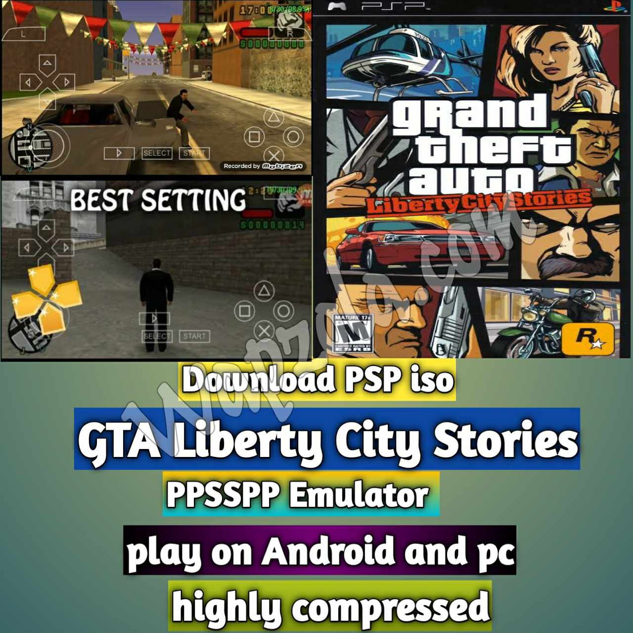 Grand Theft Auto - Liberty City Stories ROM (ISO) Download for