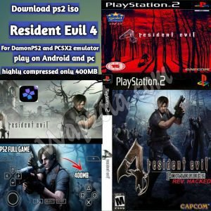 Read more about the article [Download] Resident Evil 4 DamonPS2 and PCSX2 emulator – PS2 APK ISO highly compressed play Android and pc