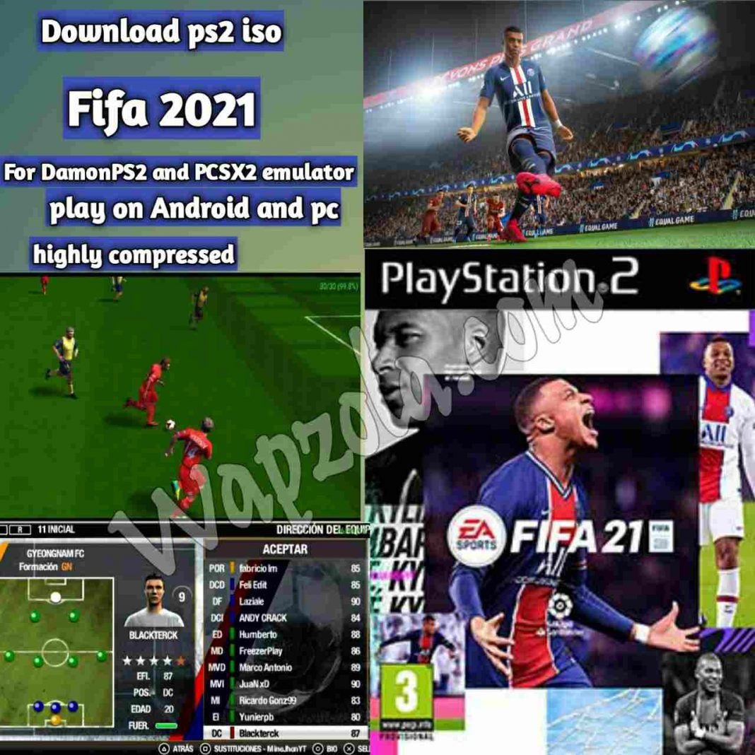[Download] Fifa 2021 iso mod for DamonPS2 and PCSX2