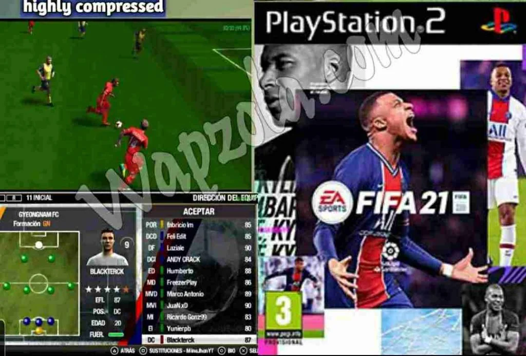 [Download] Fifa 2021 iso mod for DamonPS2 and PCSX2 emulator – PS2 APK Iso highly compressed play Android and pc 9