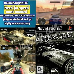 [Download] Need for Speed: Most Wanted DamonPS2 and PCSX2 emulator – PS2 APK ISO ROM highly compressed play Android and pc