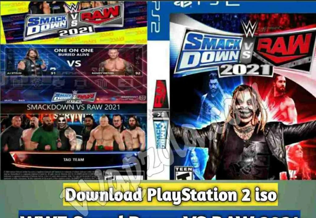 [Download] WWE SmackDown VS RAW 2021 DamonPS2 and PCSX2 PPSSPP emulator – PS2 APK ISO ROM highly compressed play Android and pc 10