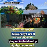 [Descargar] Minecraft iso ppsspp emulador - PSP APK Iso ROM altamente comprimido 80MB 7