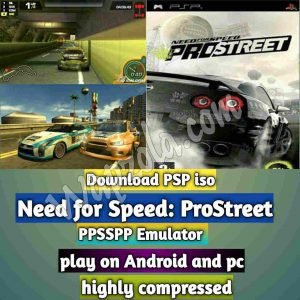[Download] Need for Speed: ProStreet iso ppsspp emulator – PSP APK Iso ROM highly compressed 130MB