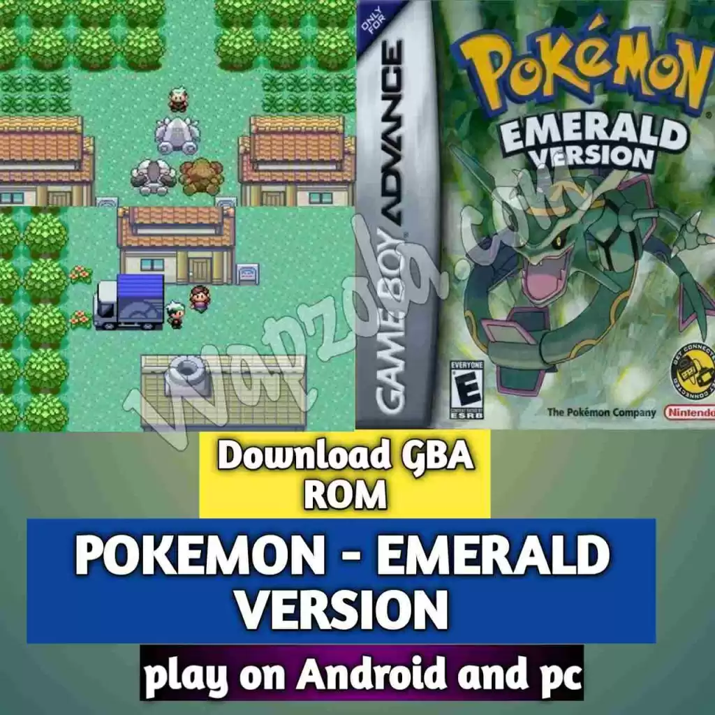 [Download] POKEMON - EMERALD VERSION VGBAnext and Visual Boy Advance emulator – GBA APK ROM Zip and Save Files play Android and pc 10
