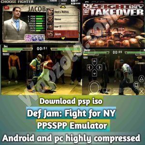 Lee más sobre el artículo [descargar] Def Jam: Fight for NY iso ppsspp emulator – PSP APK Iso ROM altamente comprimido 300MB