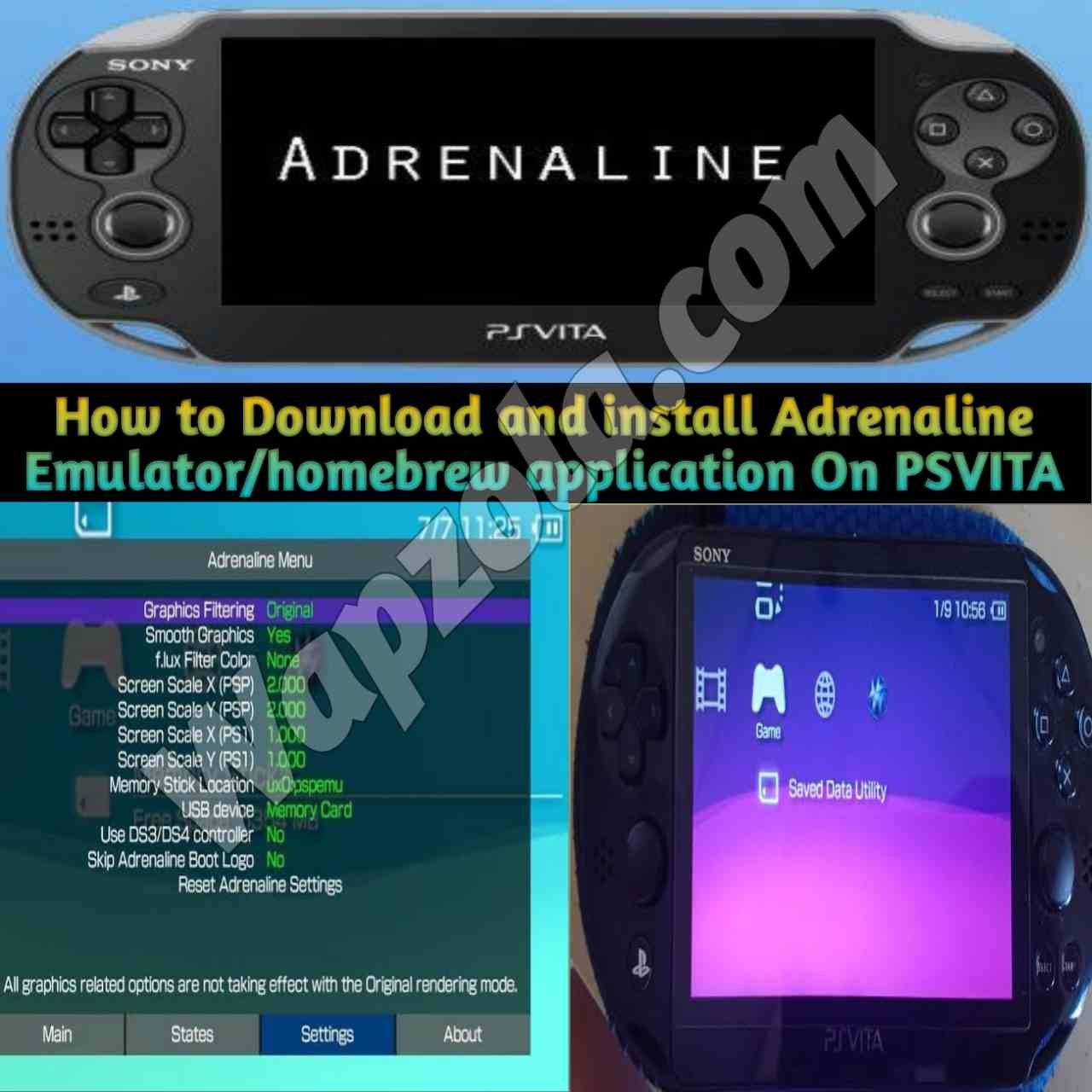 You are currently viewing How to Download and install Adrenaline Emulator/homebrew application On PSVITA (Play PSP iso Games on Vita)