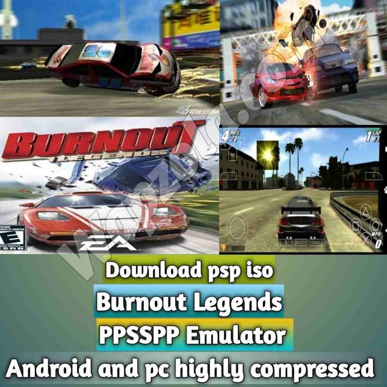 [Download] Burnout Legends iso ppsspp emulator – PSP APK Iso ROM highly compressed 60MB