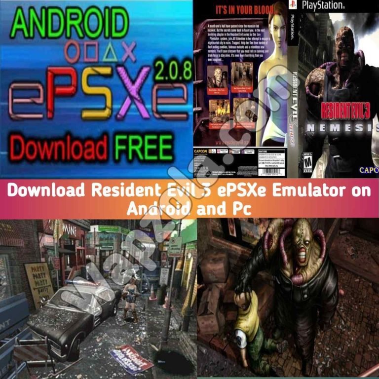 [Download] Resident Evil 3: Nemesis ROM (ISO) ePSXe and Fpse emulator (295MB size) highly compressed – Sony Playstation / PSX / PS1 APK BIN/CUE play on Android and pc
