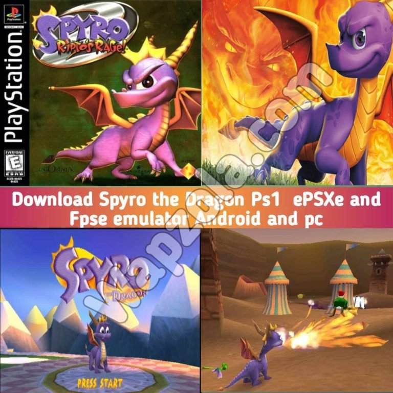 Download Spyro The Dragon Rom Iso Epsxe And Fpse Emulator Mb Size Highly Compressed