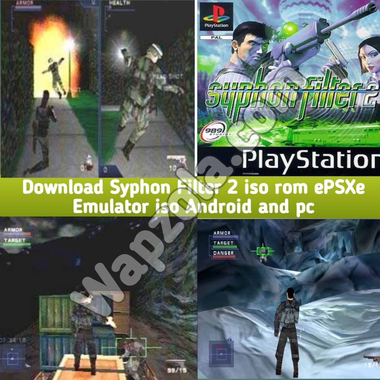 Download] Syphon Filter 2 ROM (ISO) ePSXe and Fpse emulator (400MB/455MB)  highly compressed – Sony Playstation / PSX / PS1 APK BIN/CUE play on  Android and pc - Wapzola