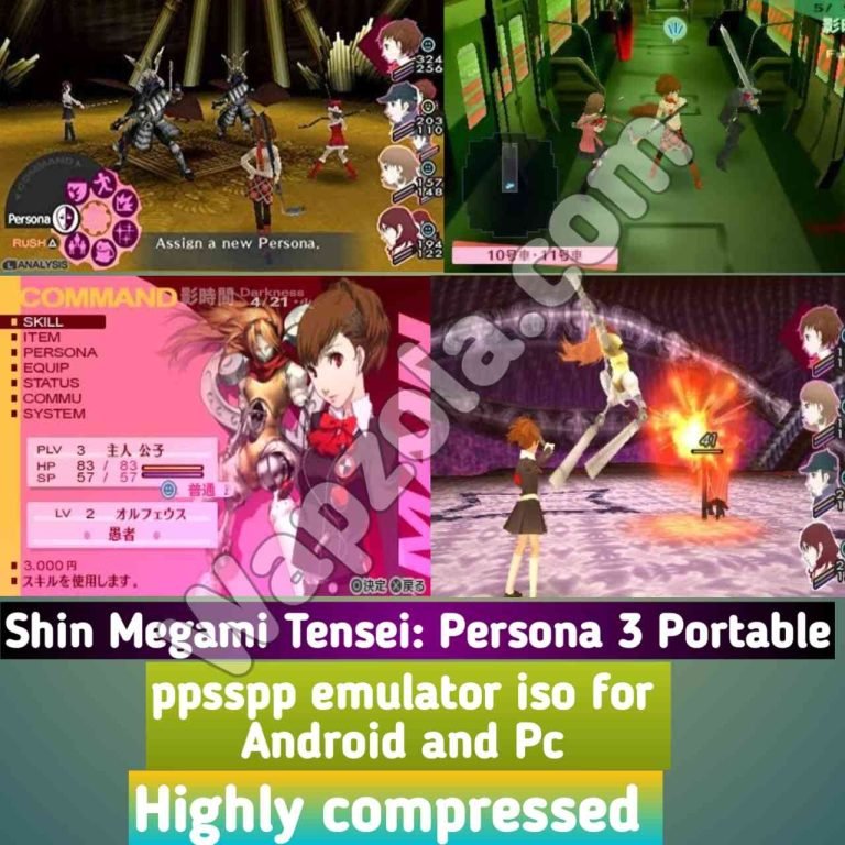 [Download] Shin Megami Tensei: Persona 3 Portable ppsspp emulator – PSP APK Iso highly compressed 844MB