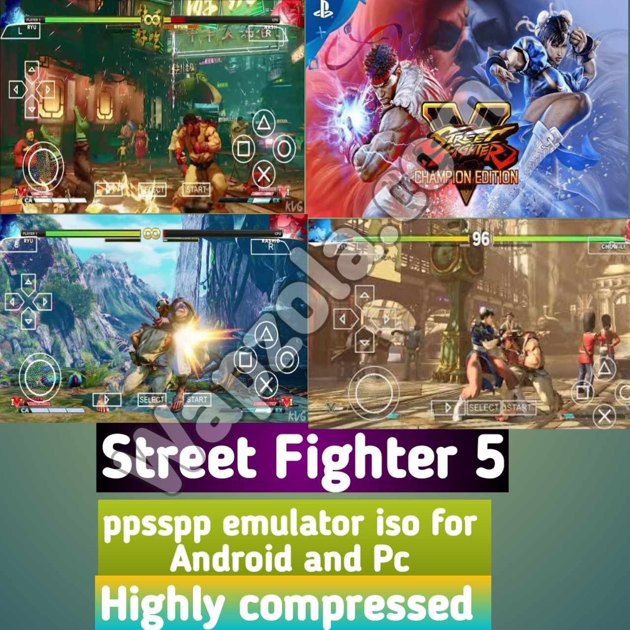Read more about the article [Download] Street Fighter 5 ppsspp emulator – PSP APK Iso highly compressed 40MB