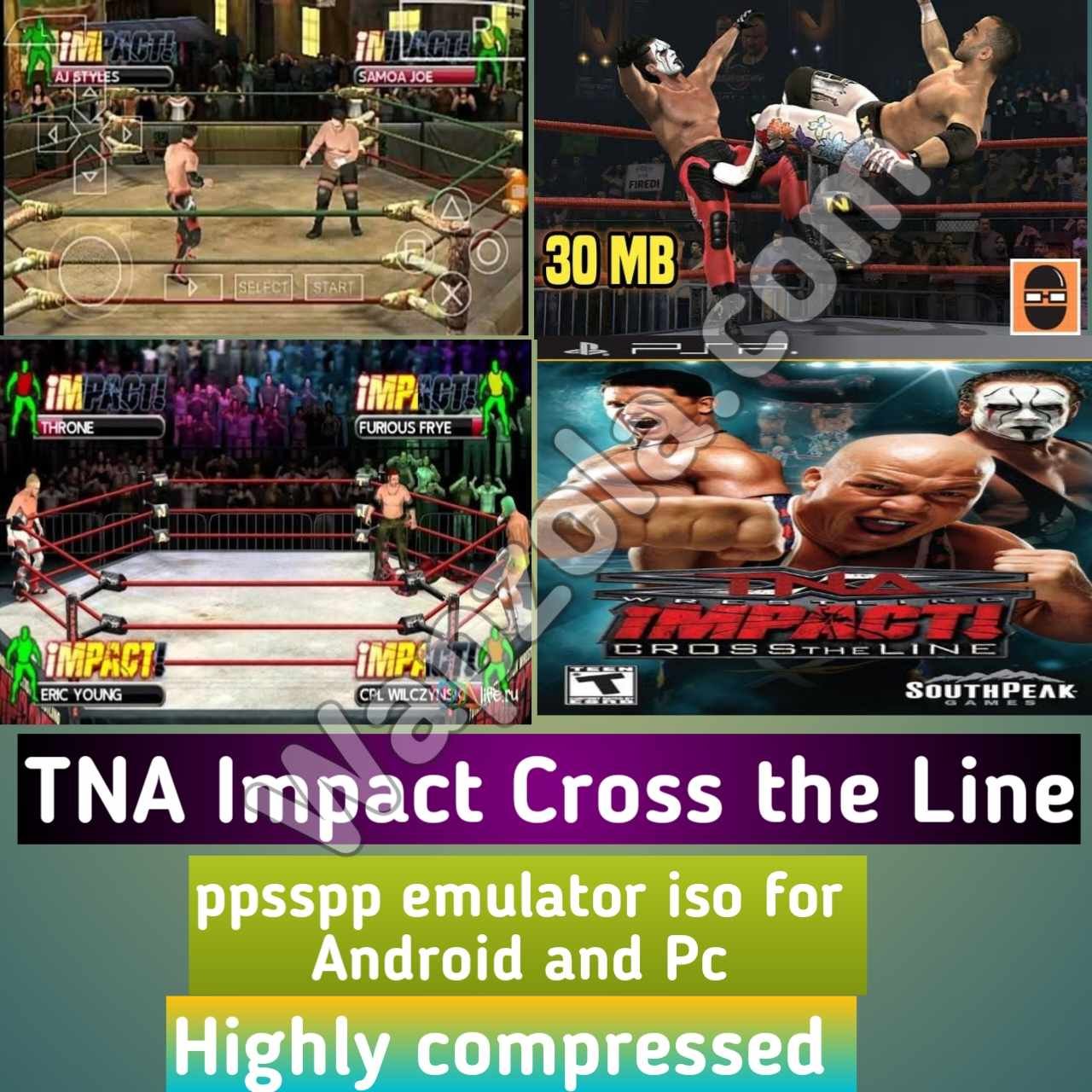 Read more about the article [Download] TNA Impact Wrestling: Cross the Line ppsspp emulator – PSP APK Iso highly compressed 20MB