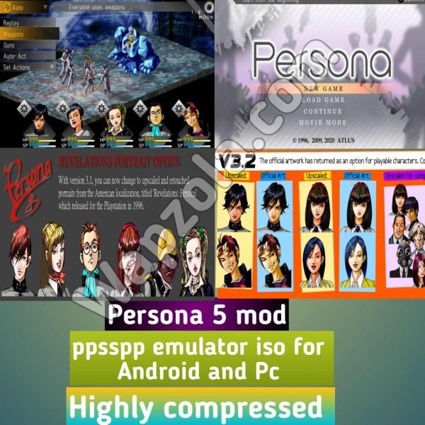 [Download] Persona 5 mod ppsspp emulator – PSP APK Iso highly compressed