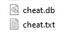 Cheat DB and Txt